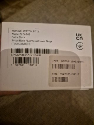 Huawei Watch Fit 3 Negro