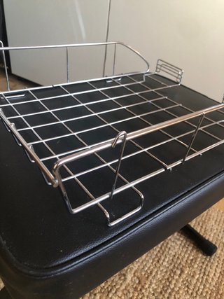Bandeja organizadora de metal para escritorio