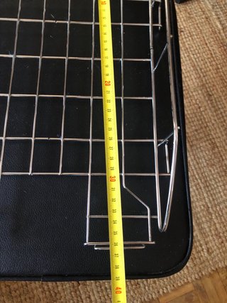 Bandeja organizadora de metal para escritorio
