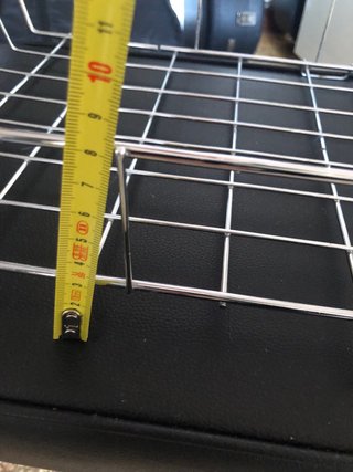 Bandeja organizadora de metal para escritorio
