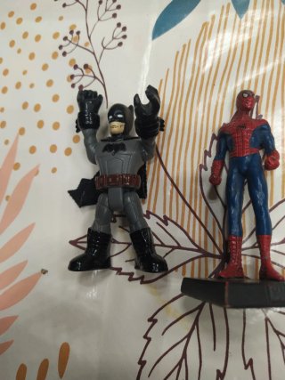 Lote Figuras Acción Batman, Spiderman, Astronauta
