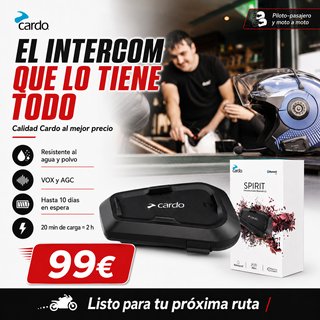 CARDO SPIRIT INTERCOMUNICADOR CASCO MOTO OFERTA