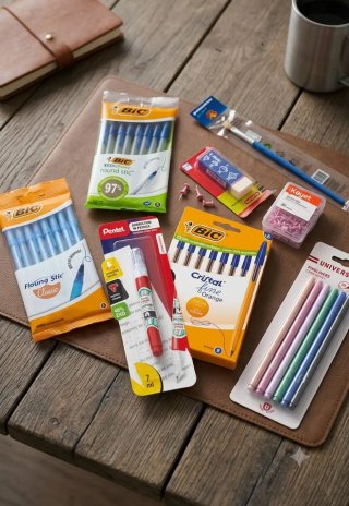 Lotto Cancelleria Nuova BIC, Pentel, Kayet