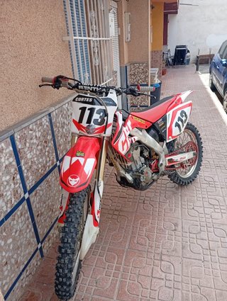 Honda CRF 250R 2010 Motocross Roja