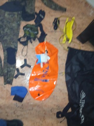 Equipo pesca submarina camuflaje