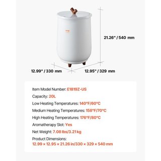 Asciugatore per Asciugamani da Bagno, Scaldasalviette con Spegnimento Automatico per Spa, Capacità per 3 Asciugamani Oversize, Coperte, Abbigliamento, Accappatoi e Altro