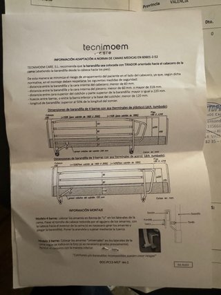 Cama articulada 4 planos 90x190cm eléctrica