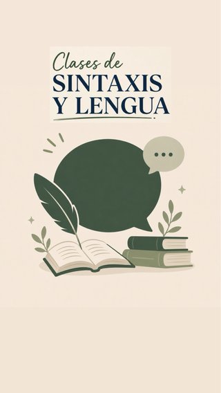 Clases particulares lengua y SINTAXIS
