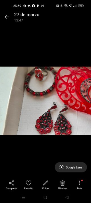 Vestido flamenco rojo con lunares negros