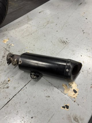 Tubo de escape Yamaha R6 2006 Negro
