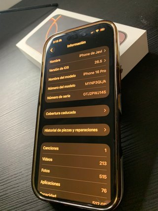 iPhone 16 Pro 512GB Desierto