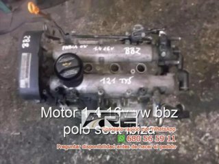motor 1.4 16v bbz Volkswagen Polo Seat  Ref:483192