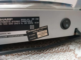 Tocadiscos preamplificado Sharp