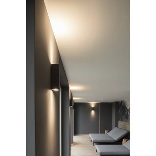 Aplique pared SLV Theo IP44 negro doble GU10 NUEVO