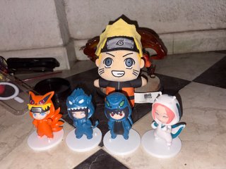 Figuras Naruto y el naruto peluche cabezon
