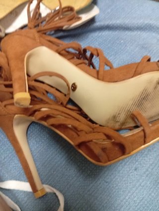Sandalias gladiador cuero marrón