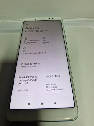 Xiaomi Redmi Note 5 Azul/Blanco