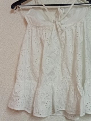 Vestido Lolita blanco bordado
