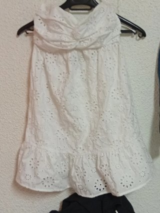 Vestido Lolita blanco bordado