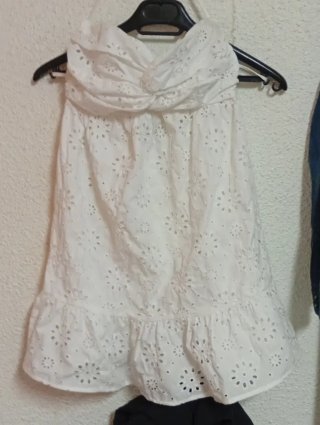 Vestido Lolita blanco bordado
