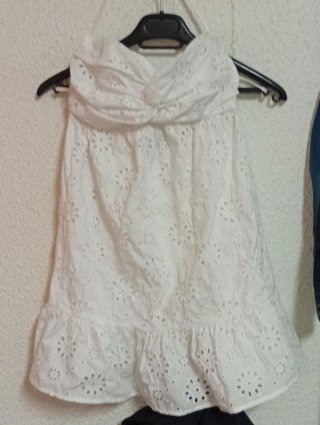 Vestido Lolita blanco bordado