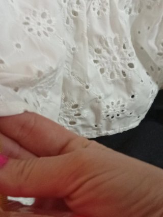 Vestido Lolita blanco bordado