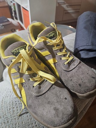 Botas de trabajo Jhaiber grises y amarillas