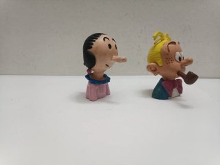Figuras Olivia y Spirou - PVC