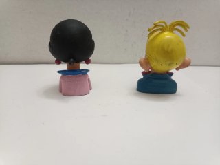 Figuras Olivia y Spirou - PVC