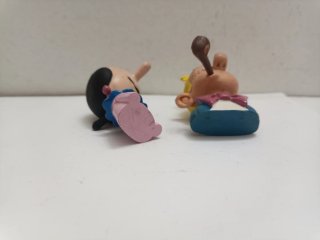 Figuras Olivia y Spirou - PVC