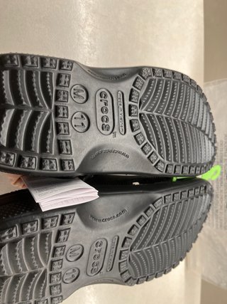 Crocs Clásicas Talla 45-46 Negras