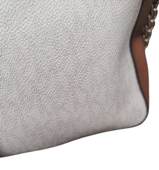 Bandolera Piel Michael Kors Original Beige/Marrón