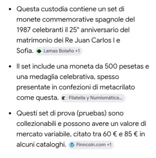 Monete di prova Spagna 1987