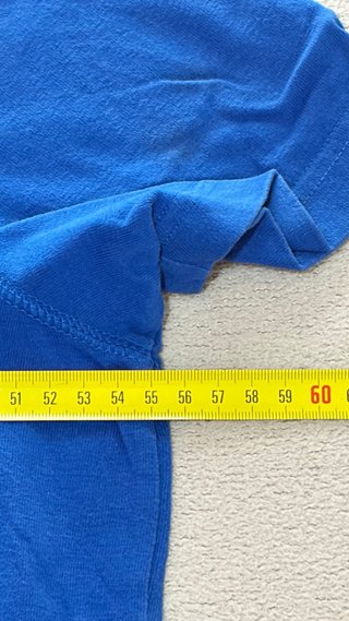 Camiseta Hollister V-Neck Azul Talla XL