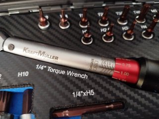 Llave dinamométrica Kraft Muller 1/4 nuevas