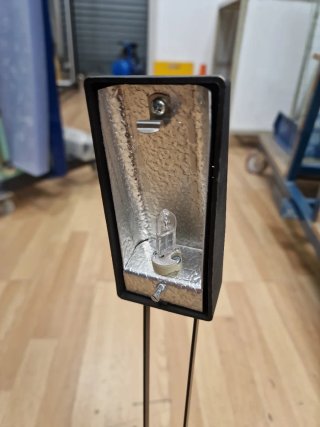 Lámpara de escritorio flexo negra