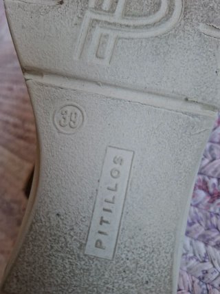 Sandalias Pitillos Mujer Talla 39