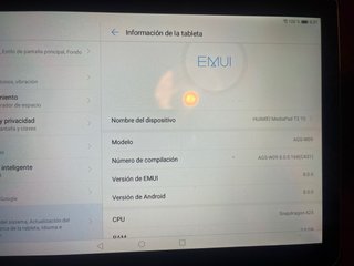 Tablet Huawei Negra y Plateada