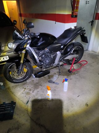 Honda CB600F 2009 Naked Negra
