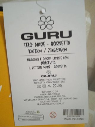 Pochette GURU Follow me! + Telo Mare