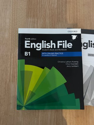 Libro Inglés English File B1 Oxford 4ª Ed.