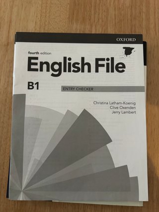 Libro Inglés English File B1 Oxford 4ª Ed.