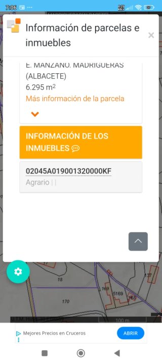 Parcela rústica en venta