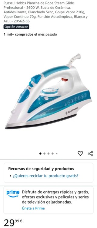 Plancha Russell Hobbs Steam Glide