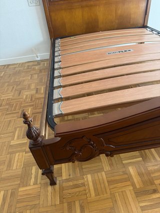Estructura cama madera 135cm