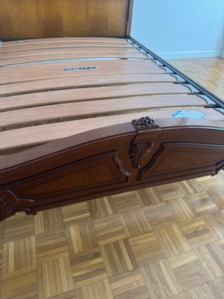Estructura cama madera 135cm