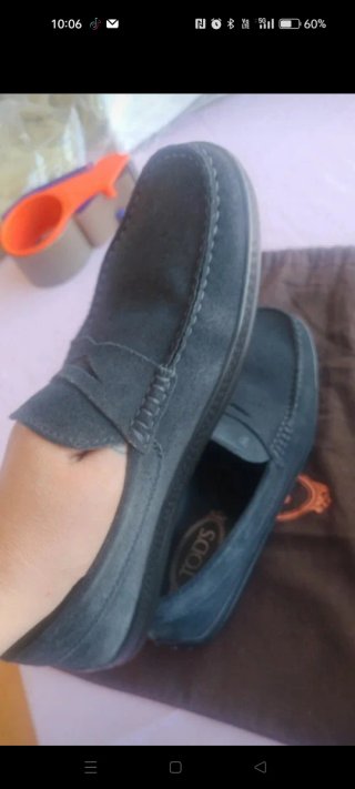 Mocassini Tod's Uomo Grigio scuro nero
