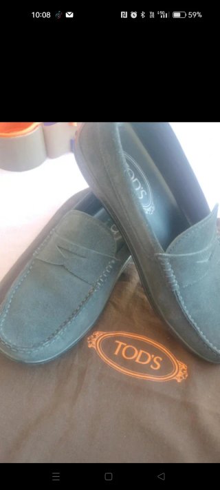 Mocassini Tod's Uomo Grigio scuro nero