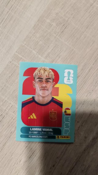 Cromo Lamine Yamal Mundial 2026 FIFA