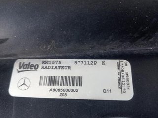 Mercedes a9065000002 radiador agua sprinter 105012